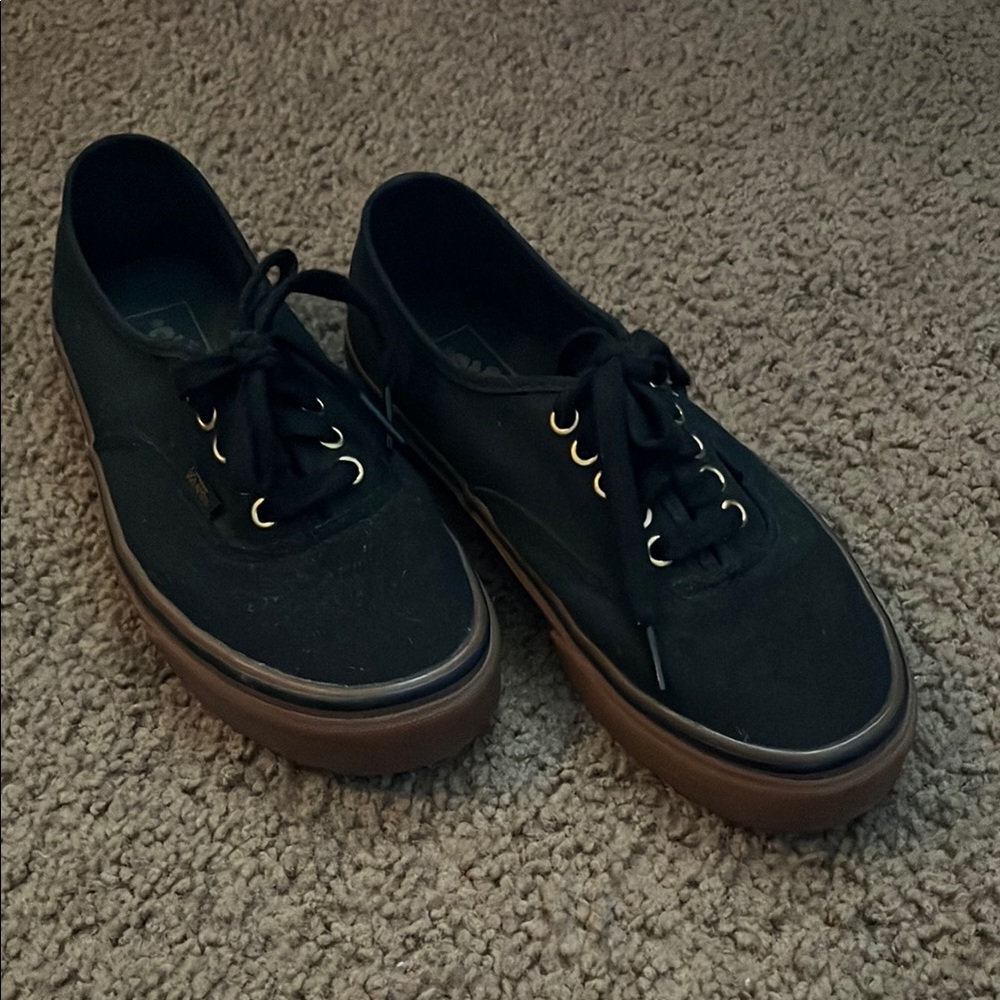 Vans Black Canvas Men's Shoes
